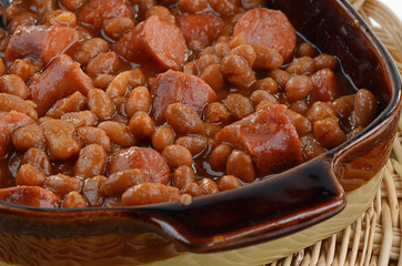 Wieners and beans