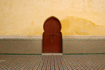 Rolgordijnen Moroccan Door © angela ostafichuk