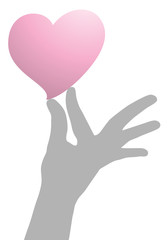 Nice love hand