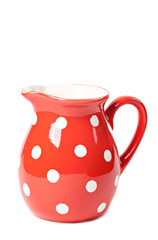 Red pitcher
