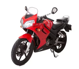 Photo sur Aluminium Moto Moto rouge
