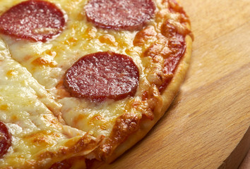 homemade  pizza  Pepperoni.