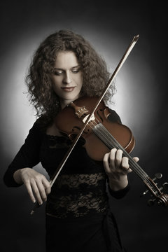 Violin player classical musician violinist