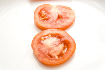 Tomaten  auf Teller