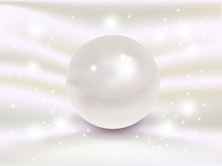 真珠　パール　背景　シルク