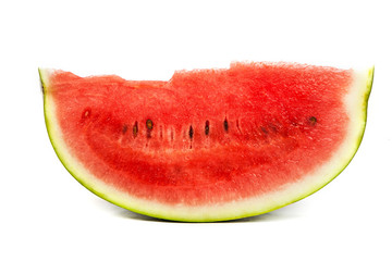 Slice of Watermelon isolated on white
