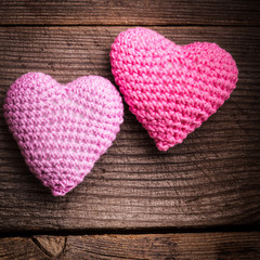 Crochet lovely hearts