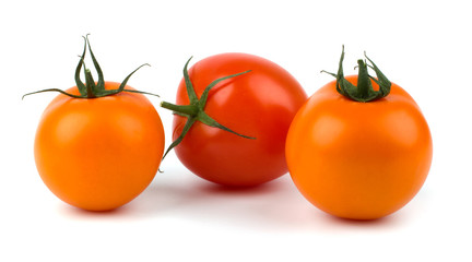 Ripe Tomato isolated on white background