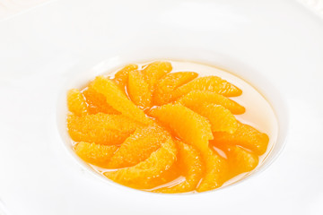 orange dessert