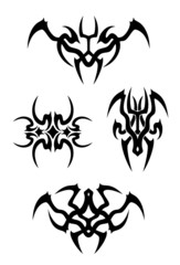 Fototapeta premium Tribal tattoo set