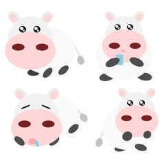 Cartoon cow illustration