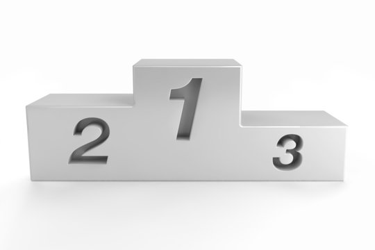 Podium isolated