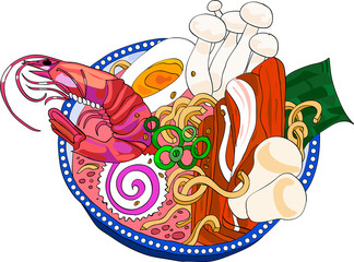 Japanese Ramen Noodle Soup