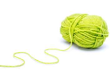 Green wool