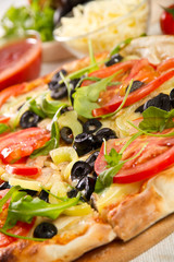 Vegetarian pizza