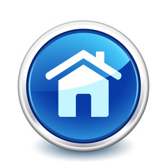 button blue house