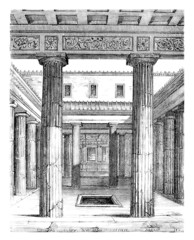 Roman Architecture : a House in Pompei