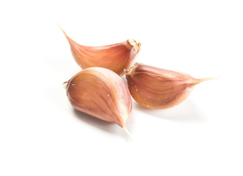 Three cloves of garlic