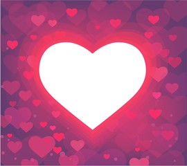 Valentine's Day Heart Background