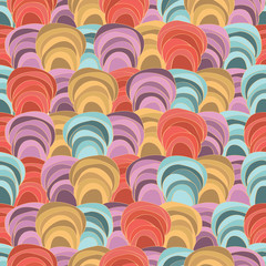 Abstract seamless wallpaper in bright colors