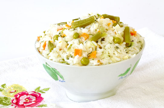 Miska ryżuz warzywami