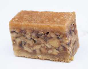 Oriental petit four on white