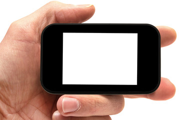 Cellphone isolated on white background