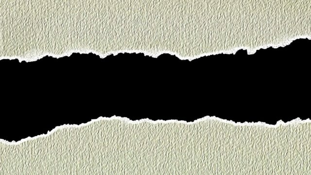 transition of different torn paper with alpha mask