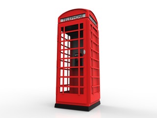 Obraz premium Red Telephone Booth