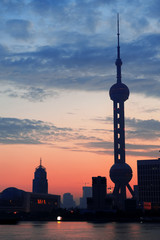 oriental pearl tower in Shanghai