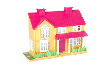 pink toy house