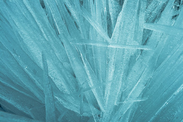 Ice texture. Fine winter background