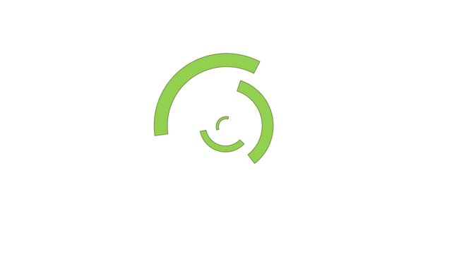 Animation chargement - vert