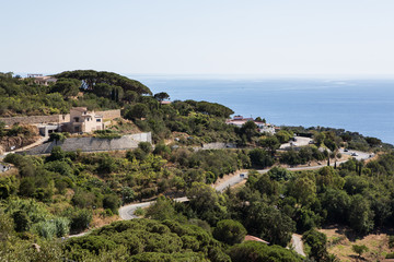 Naklejka na ściany i meble Landschaft auf Elba