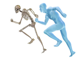 High resolution conceptual human for anatomy,medicine and health