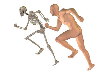 High resolution conceptual human for anatomy,medicine, health