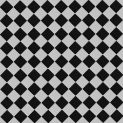 black and white slanting squares pattern background