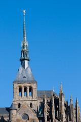 Fototapeta na wymiar Abbazia di Mont Saint Michel