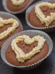 plain sweet heart tartlets