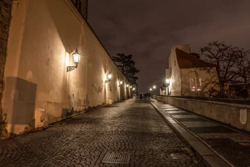 Rucksack night view of old town of prague © pavel068