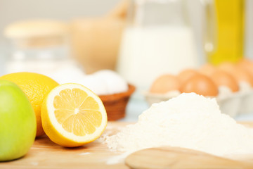 Different products to make bread