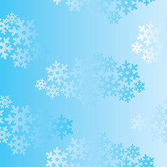 Fototapeta na wymiar Snowflakes seamless background, snow pattern