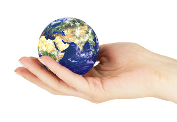Hand with earth 1