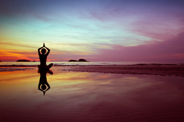 exercises on the beach