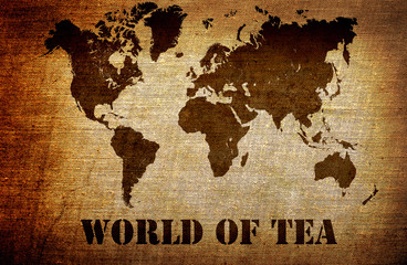 World of tea background
