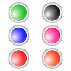 Set of buttons for website