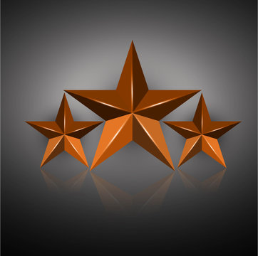 abstract vector of shiny star reflection