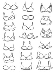 A set of bras