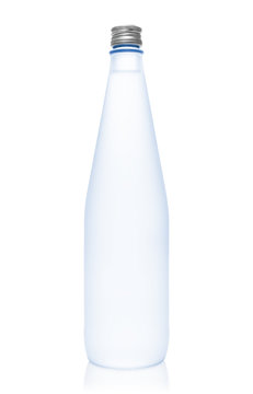 Isolated blue water bottle
