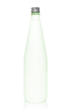 Isolated green water bottle
